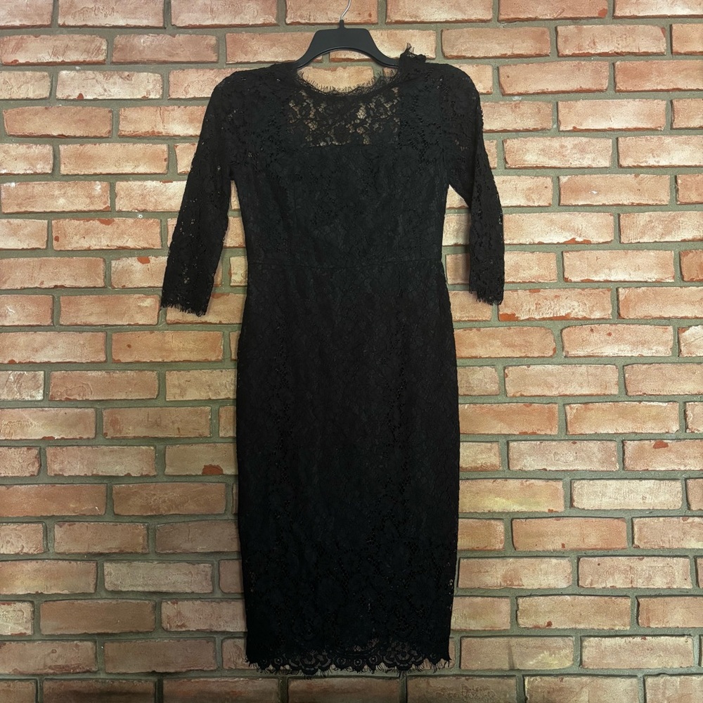 🖤Jcrew Black Lace Dress - Picture 2 of 6